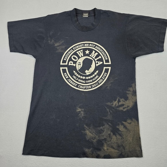 The Unbranded Brand Other - Vintage POW MIA T-Shirt National Forget-Me-Not Association New Jersey Chapter US
